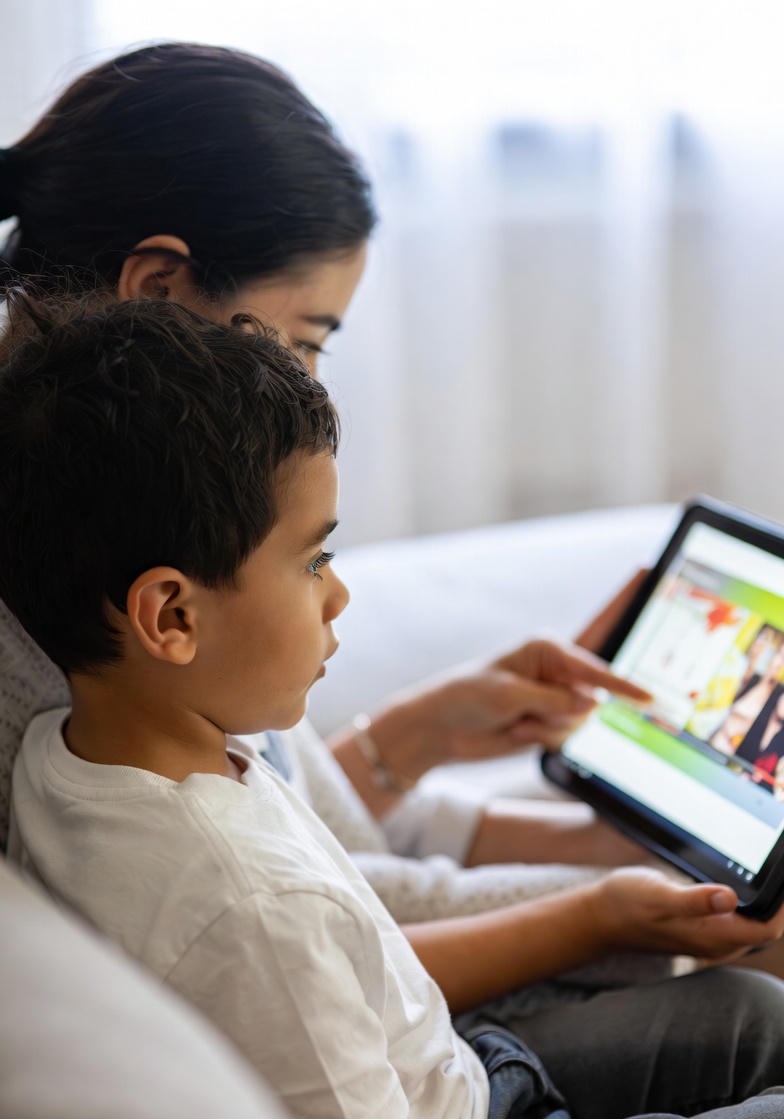 Child learning money